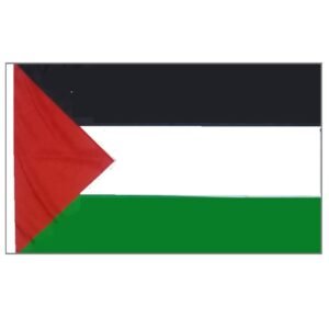 Bandera Palestina (Doble faz - 122 x 74 cm)