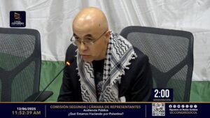 ¿QUÉ ESTAMOS HACIENDO POR PALESTINA？ COMISIÓN SEGUNDA CÁMARA REPRESENTANTES, AUDIENCIA PÚBLICA  - 12 JUNIO 2025